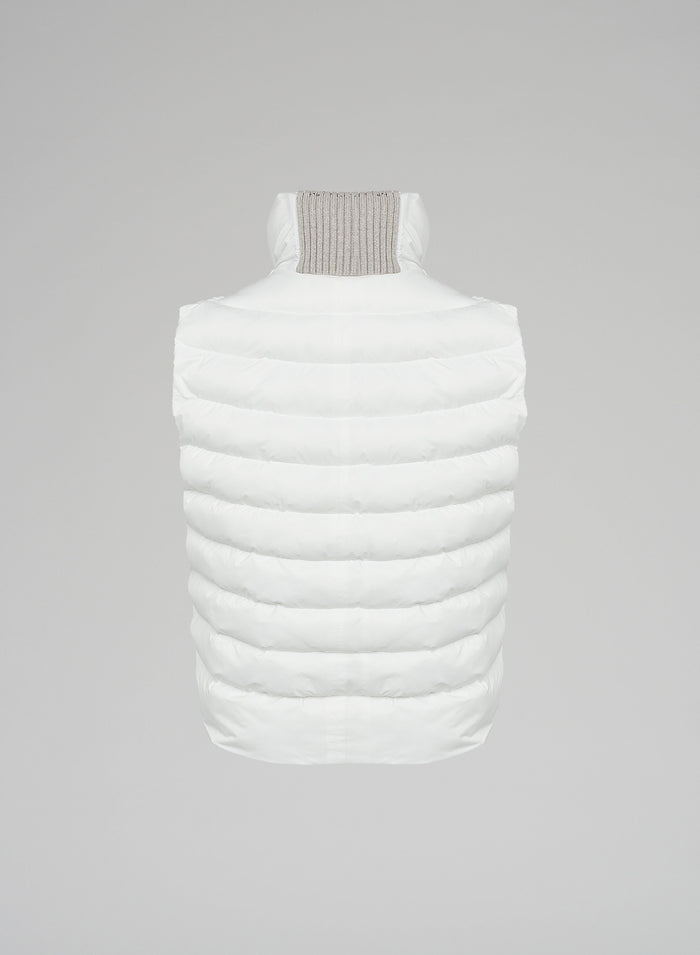 Lorena Antoniazzi GILET IN NYLON Saldi