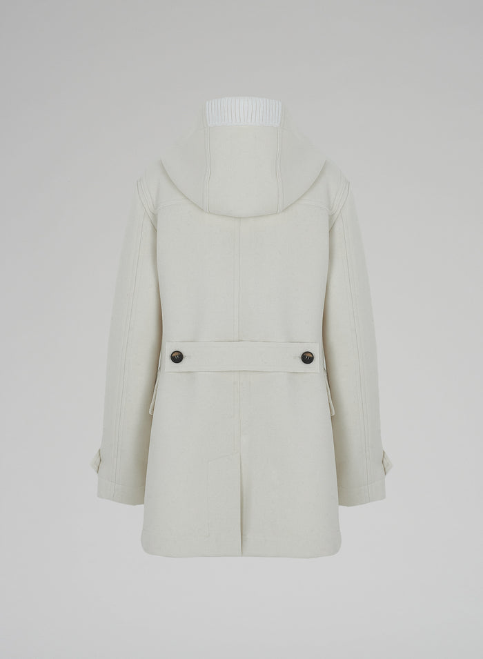 Lorena Antoniazzi CAPPOTTO IN LANA E CASHMERE CON CAPPUCCIO I Più Venduti