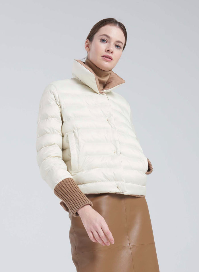 Lorena Antoniazzi PIUMINO IN NYLON SUPER LEGGERO Sostegno trimestrale