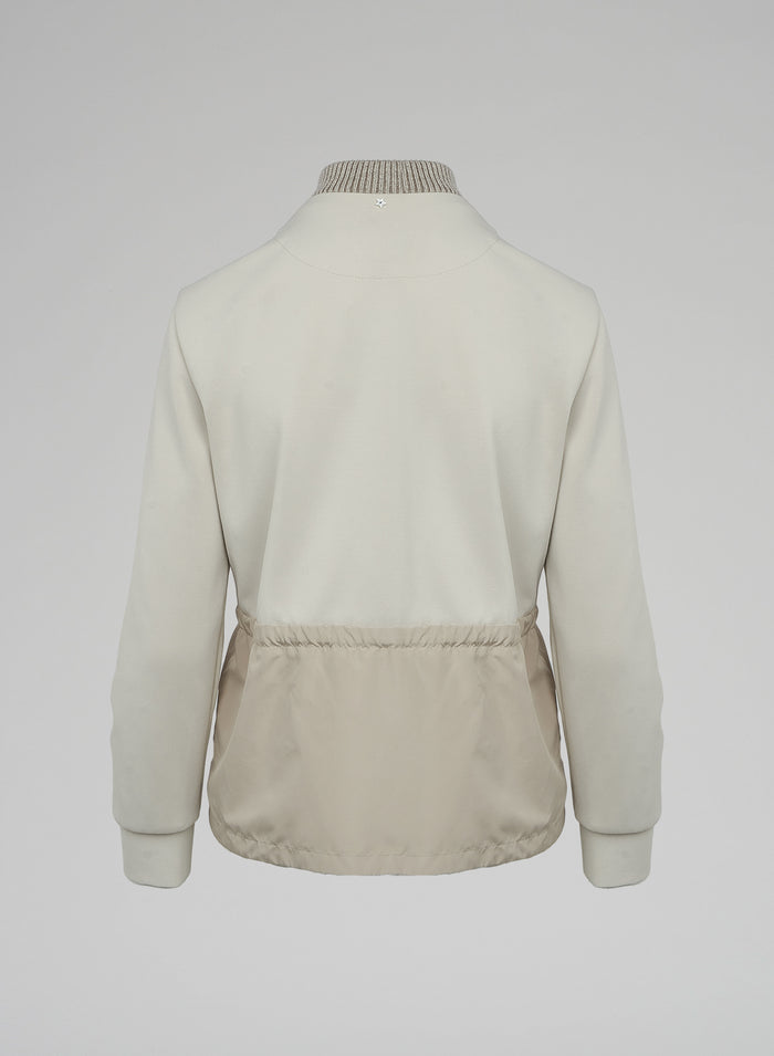 Lorena Antoniazzi GIACCA IN COTONE E NYLON Nuova