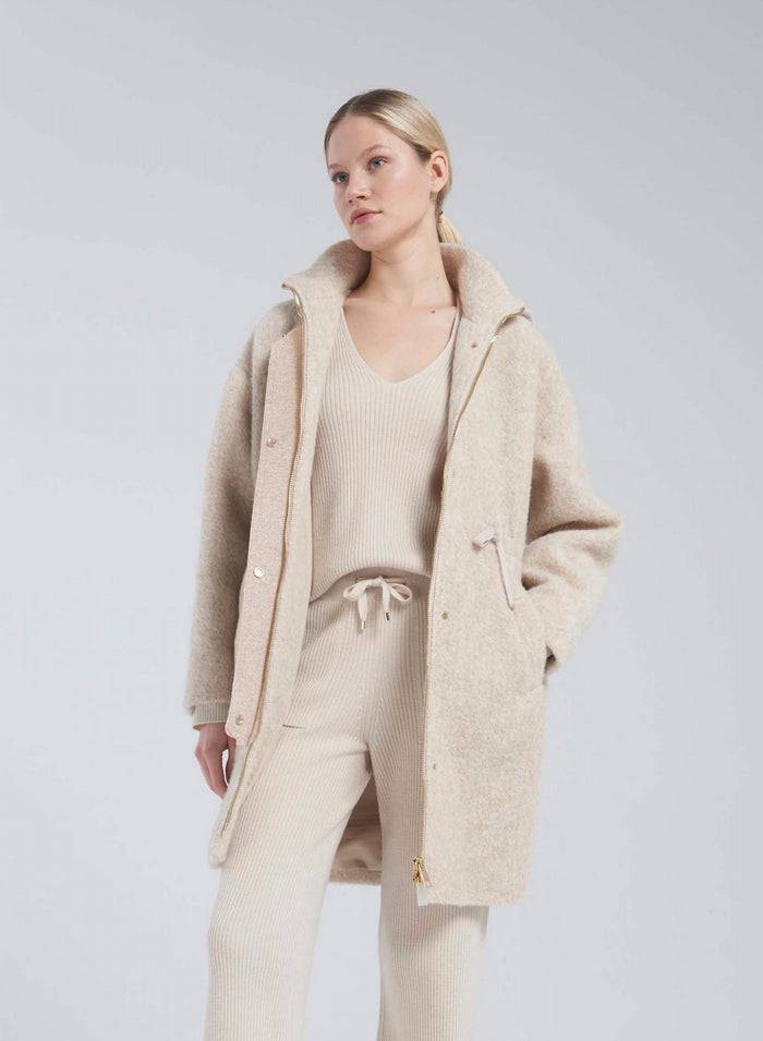 Lorena Antoniazzi PARKA IN ALPACA E LANA Italy
