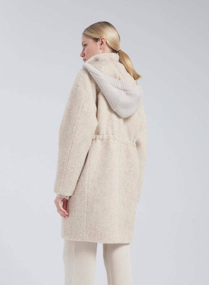 Lorena Antoniazzi PARKA IN ALPACA E LANA Italy