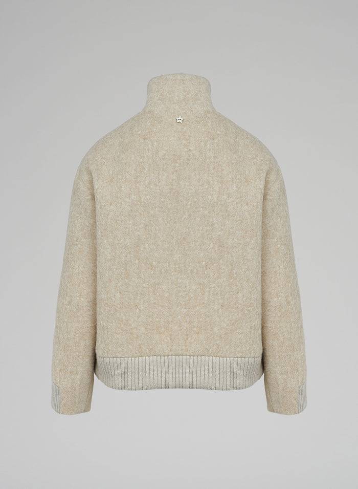 Lorena Antoniazzi BOMBER IN ALPACA E LANA Italia