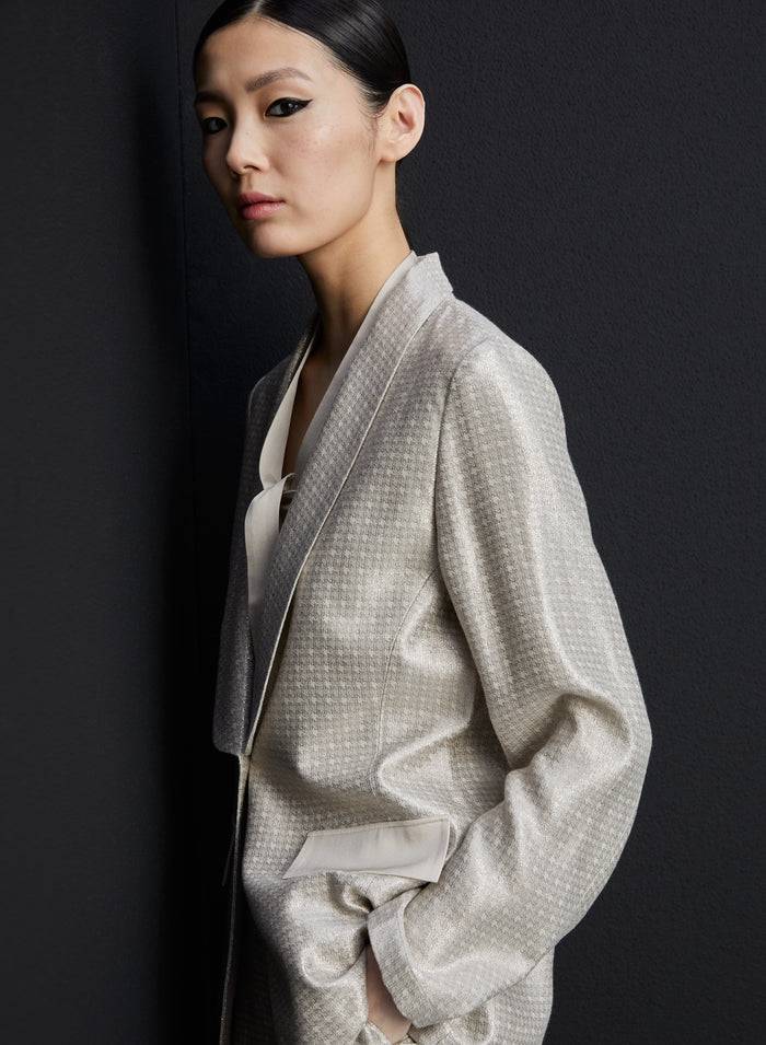 Lorena Antoniazzi GIACCA IN LUREX Qualità