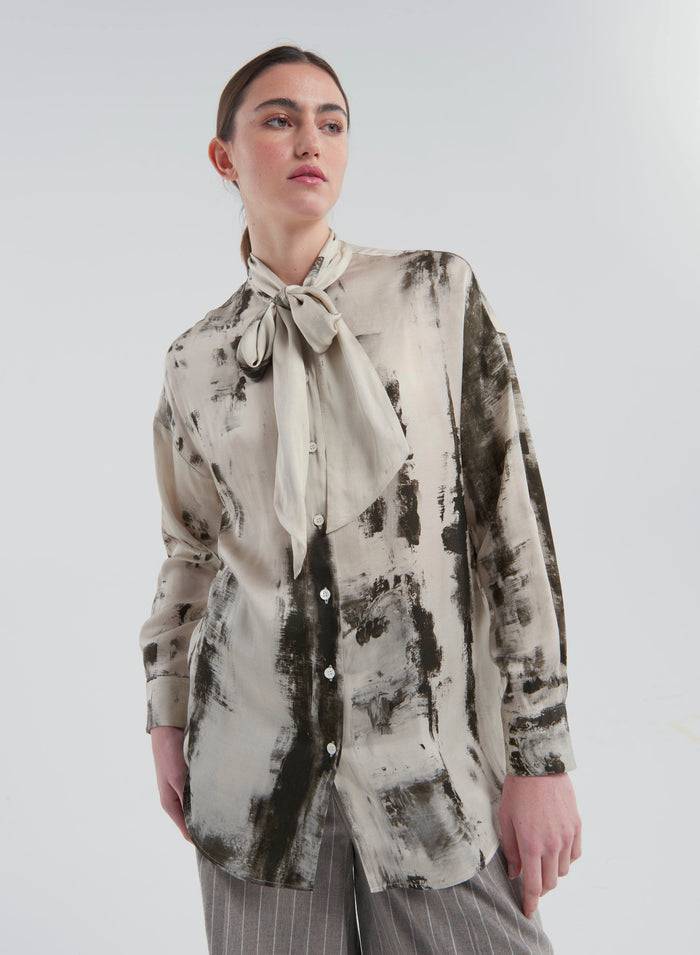 Lorena Antoniazzi CAMICIA IN VISCOSA STAMPATA Hotsell