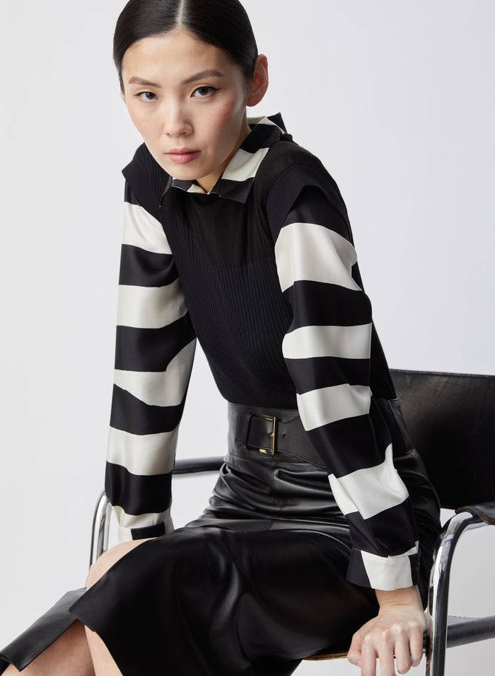Lorena Antoniazzi BLUSA IN SETA Vendite Flash