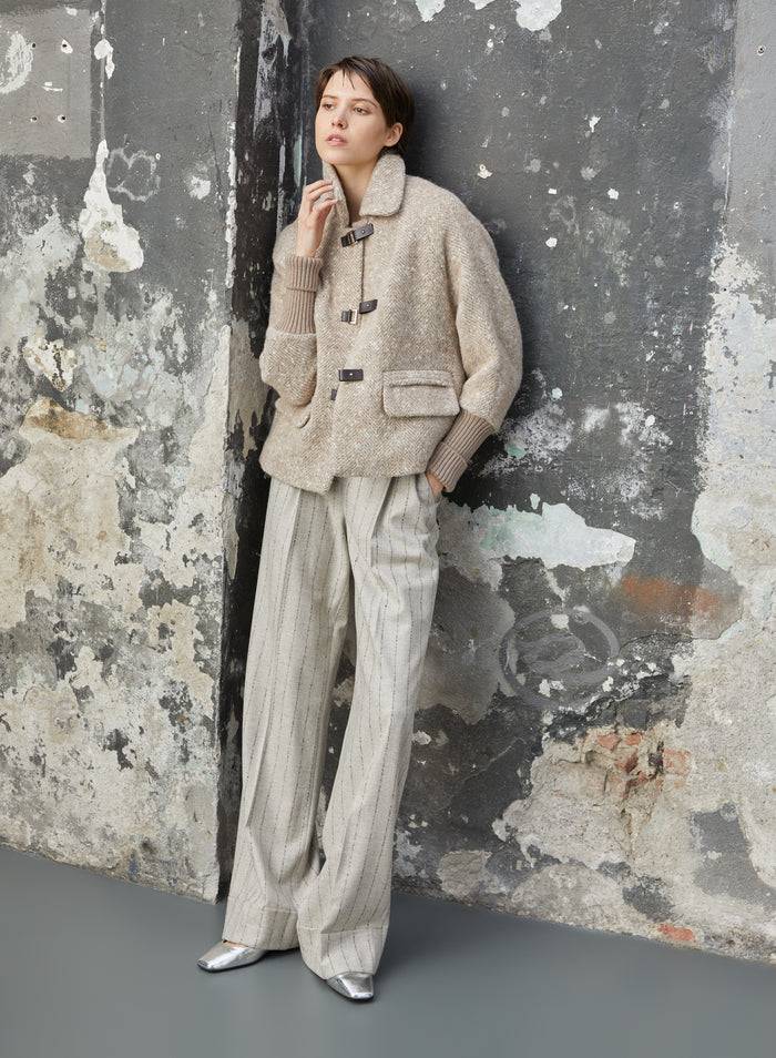 Lorena Antoniazzi PANTALONE IN LANA E CASHMERE Moda