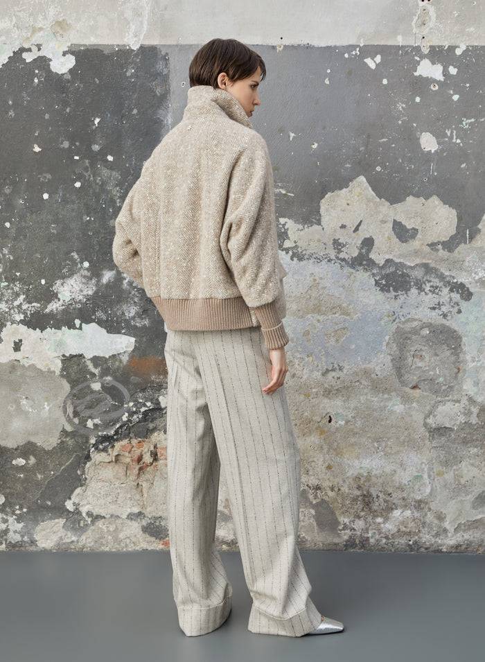 Lorena Antoniazzi PANTALONE IN LANA E CASHMERE Moda