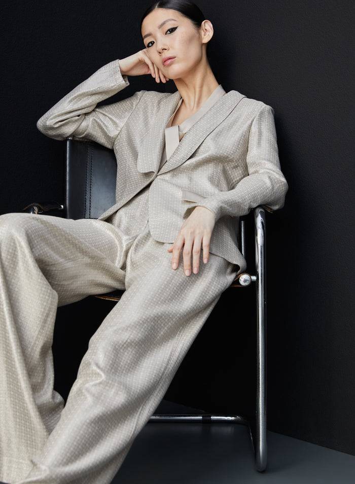 Lorena Antoniazzi PANTALONI IN LUREX 2025