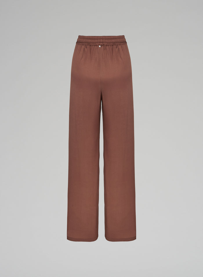 Lorena Antoniazzi PANTALONI IN TWILL DI SETA 2025