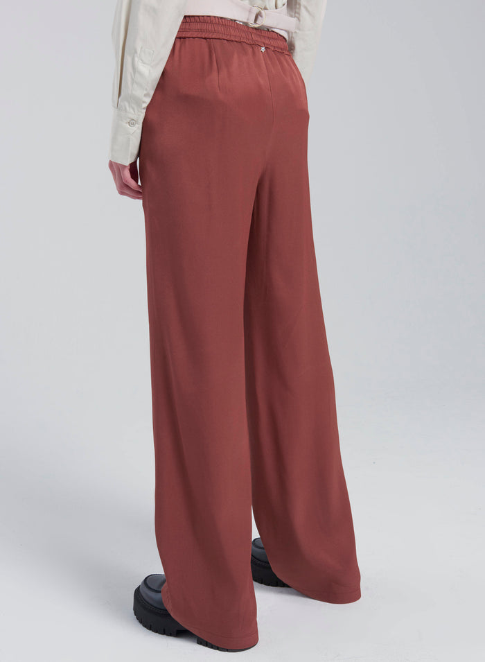 Lorena Antoniazzi PANTALONI IN TWILL DI SETA 2025