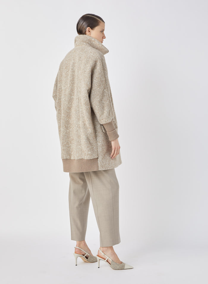 Lorena Antoniazzi PANTALONE IN TELA MELANGE STRETCH Vendita