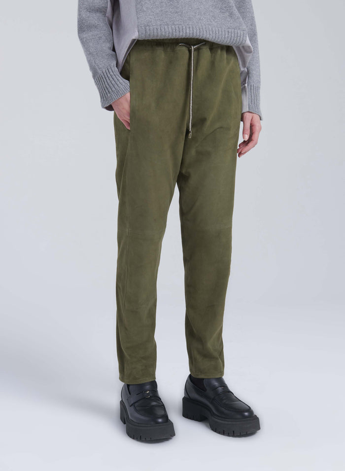 Lorena Antoniazzi JOGGERS IN SUEDE Promozione
