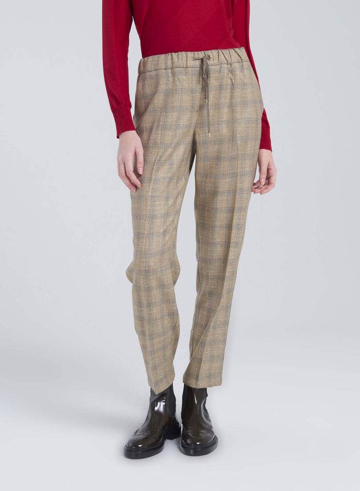 Lorena Antoniazzi JOGGERS IN IN LANA E VISCOSA Spedizione Gratuita