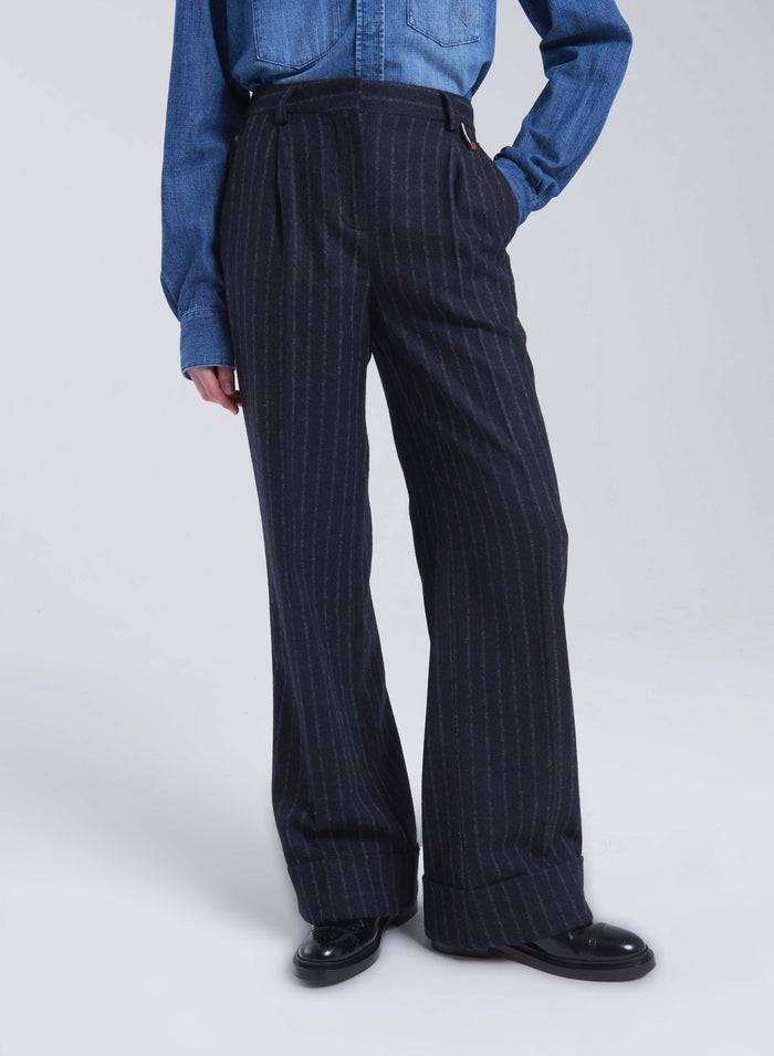 Lorena Antoniazzi PANTALONI IN ALPACA E LANA Consegna Veloce