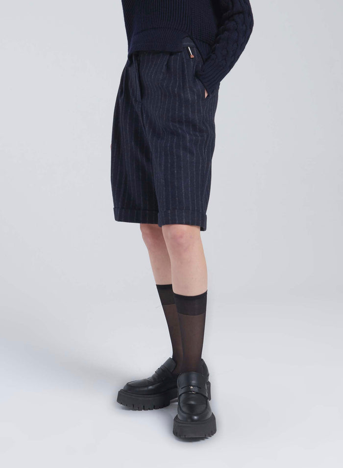 Lorena Antoniazzi BERMUDA IN ALPACA E LANA Promozione Limitata