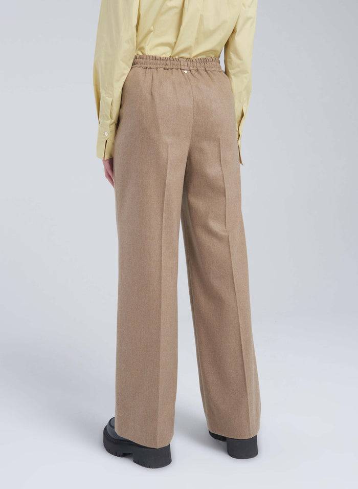 Lorena Antoniazzi PANTALONI IN FLANELLA STRETCH Sottocosto