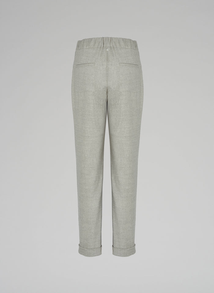 Lorena Antoniazzi JOGGERS IN FLANELLA Novità