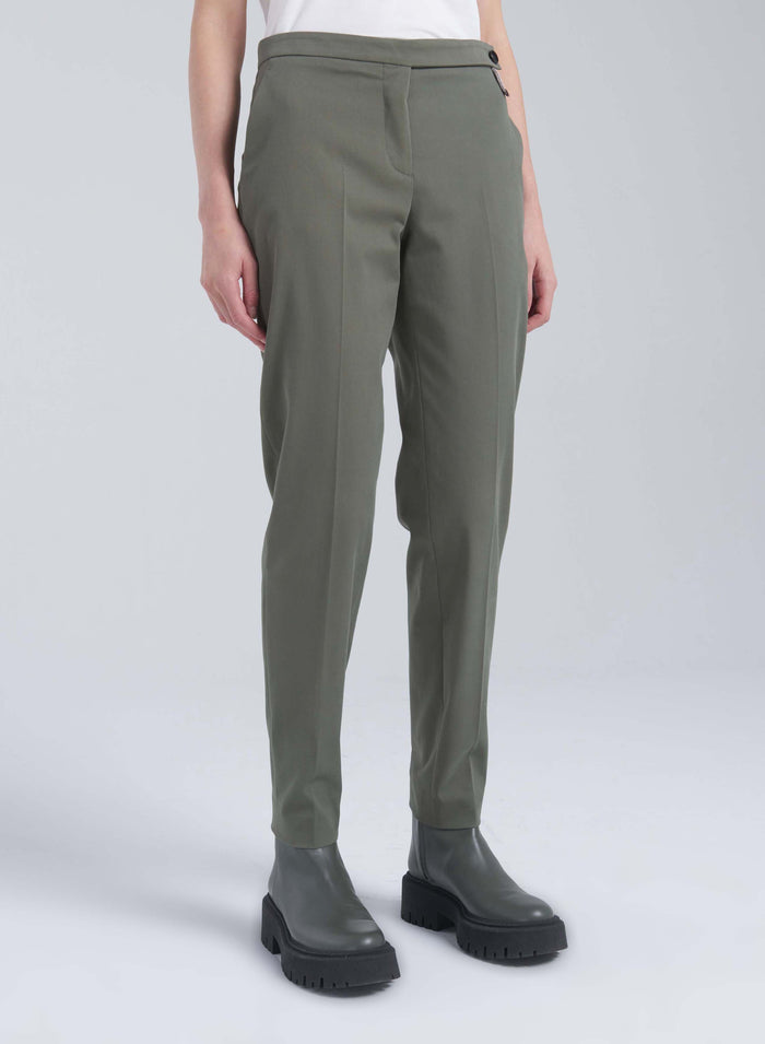 Lorena Antoniazzi PANTALONI IN COTONE STRETCH Sconto