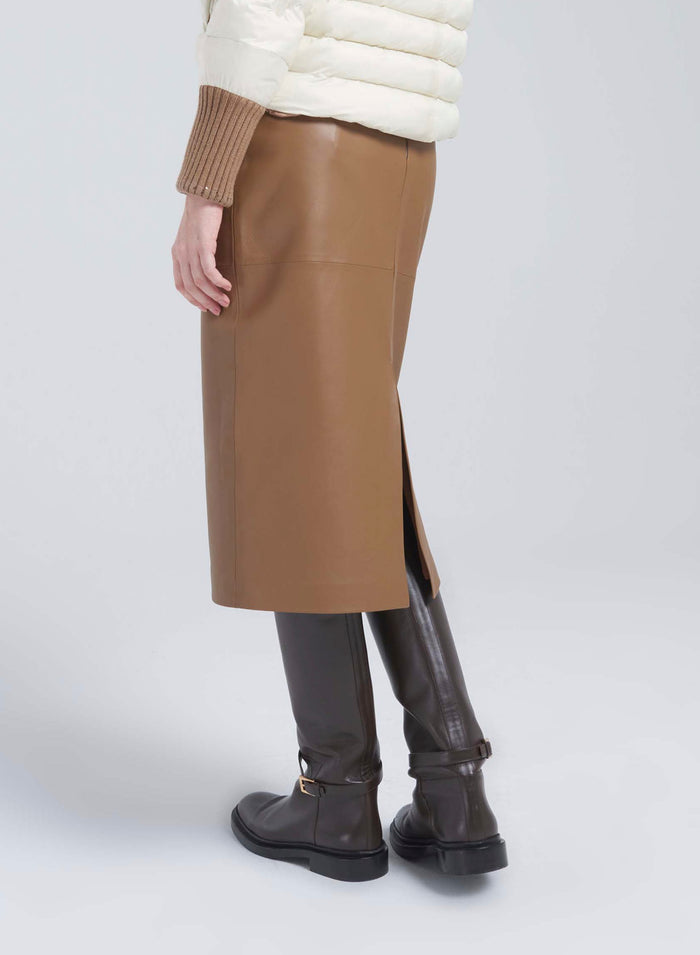 Lorena Antoniazzi GONNA MIDI IN NAPPA In Vendita