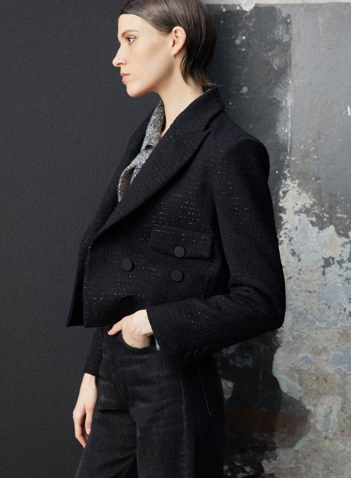 Lorena Antoniazzi GIACCA CROP IN LANA 2025