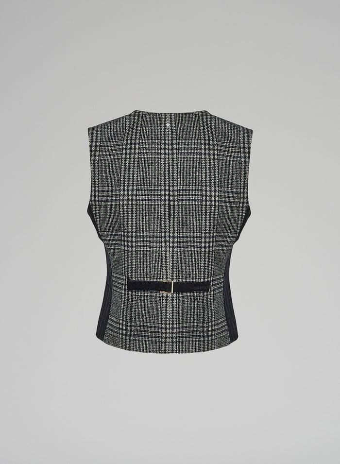 Lorena Antoniazzi GILET IN ALPACA E LANA Economico