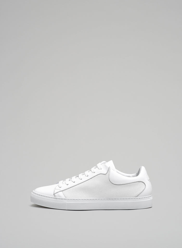 Lorena Antoniazzi SNEAKERS IN PELLE E COTONE Prezzo Ridotto