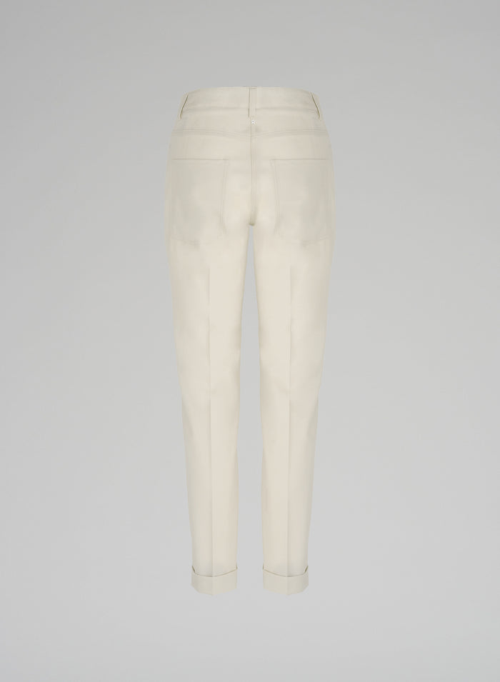 Lorena Antoniazzi PANTALONI IN LANA Vendita Calda