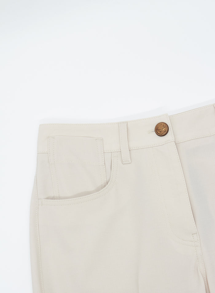 Lorena Antoniazzi PANTALONI IN LANA Vendita Calda
