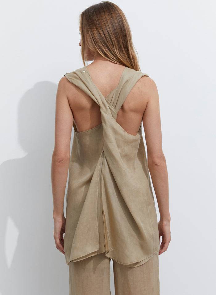 Lorena Antoniazzi TOP IN RAMIE Latest fashion