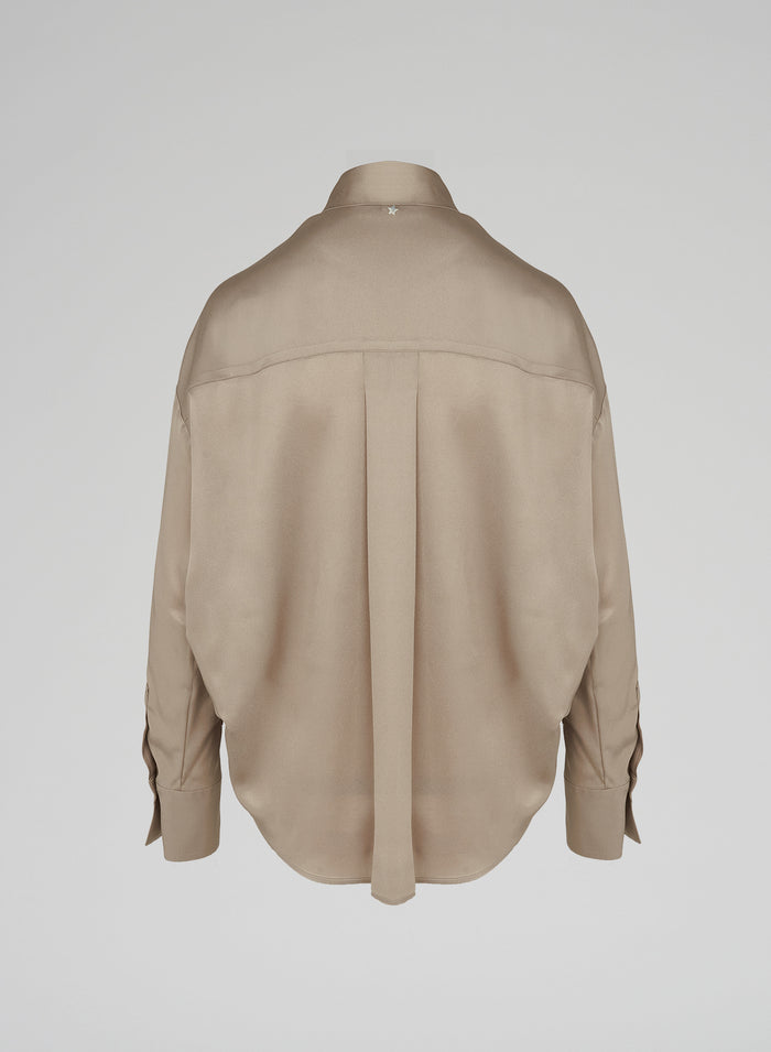 Lorena Antoniazzi CAMICIA IN TWILL DI SETA 2025