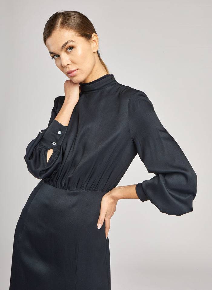 Lorena Antoniazzi ABITO IN TWILL DI SETA Soddisfazione Garantita