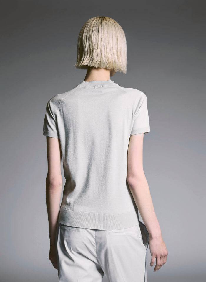 Lorena Antoniazzi T-SHIRT IN MAGLIA Offerte speciali