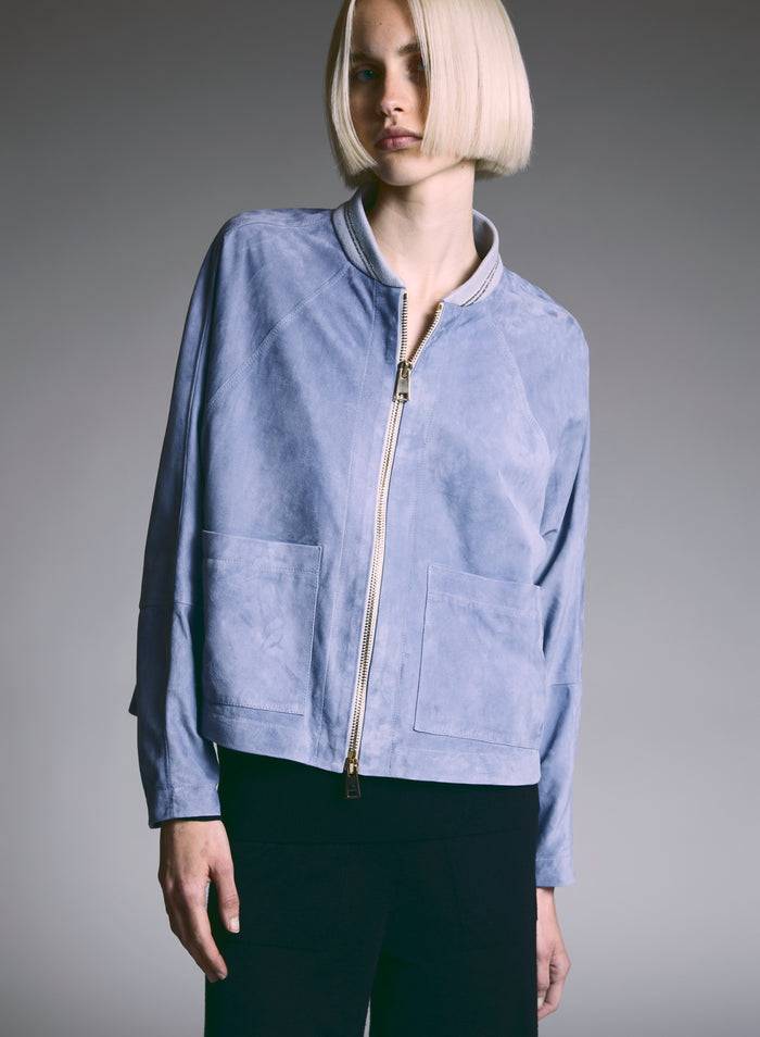 Lorena Antoniazzi BOMBER IN SUEDE Promozione Limitata