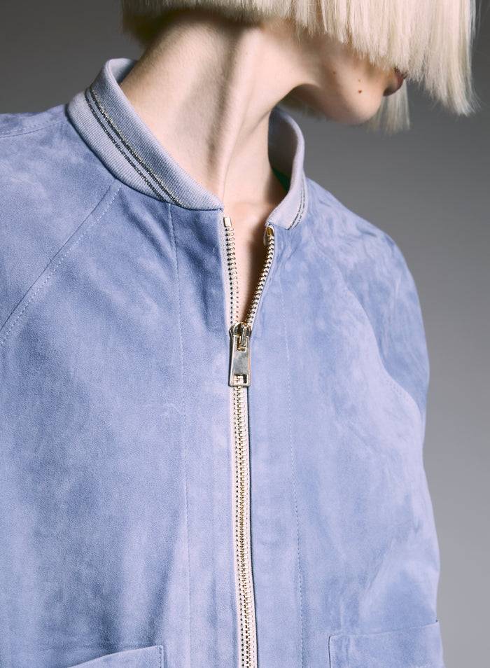 Lorena Antoniazzi BOMBER IN SUEDE Promozione Limitata