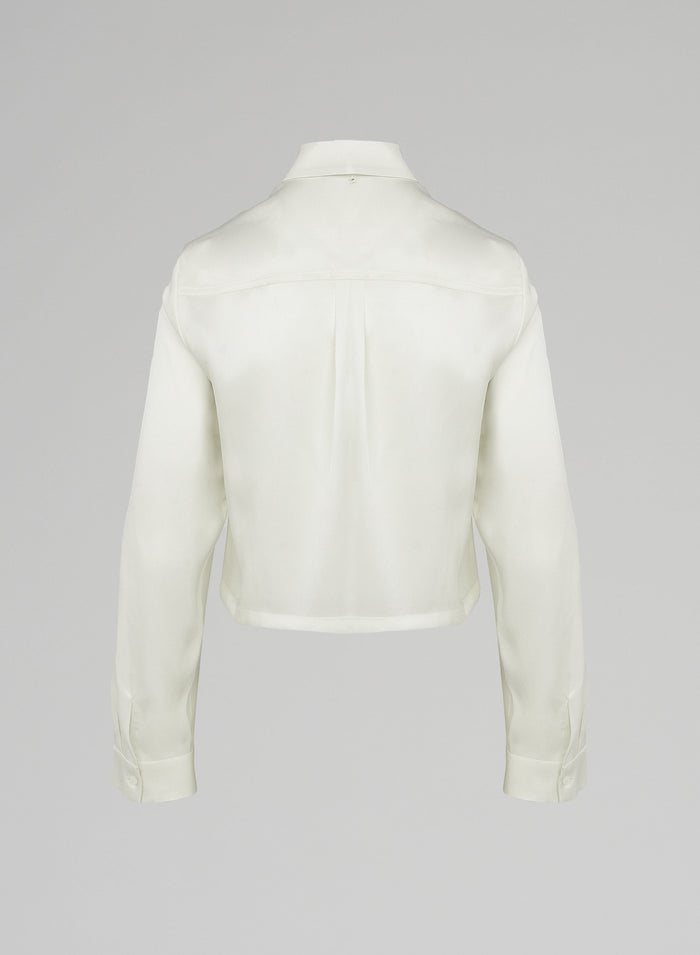 Lorena Antoniazzi BLUSA IN TWILL DI SETA Affare Del Giorno