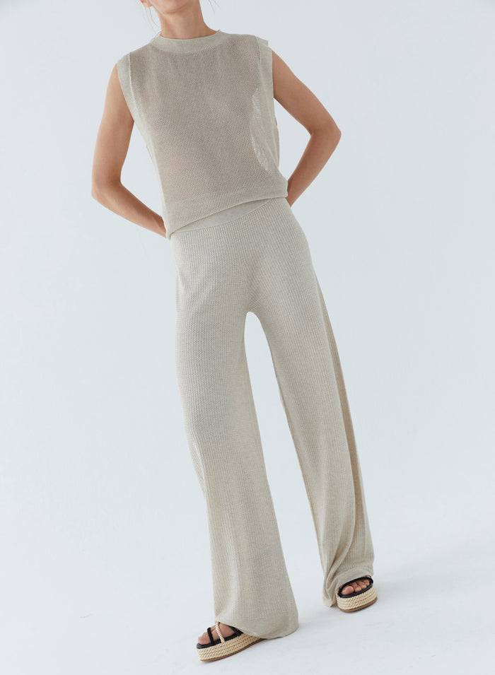 Lorena Antoniazzi PANTALONI MAGLIA Novità