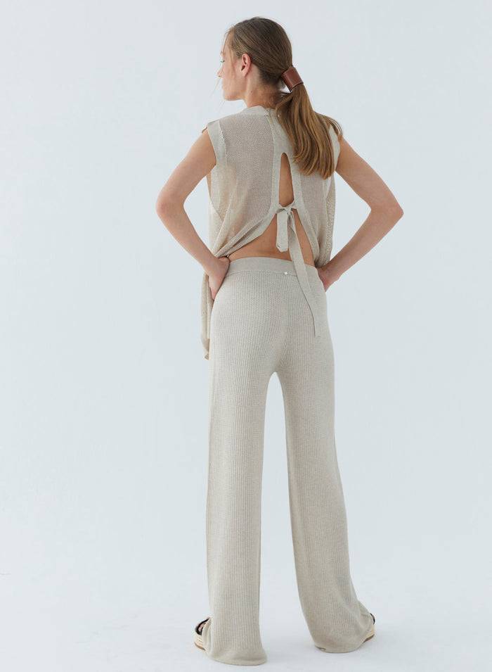Lorena Antoniazzi PANTALONI MAGLIA Novità