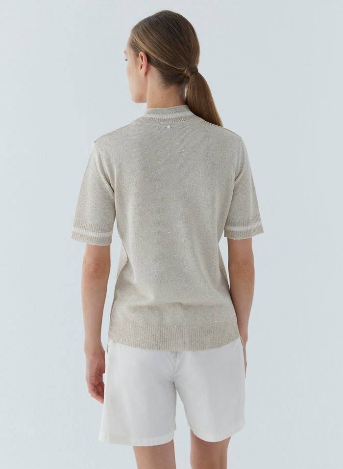 Lorena Antoniazzi TOP IN MAGLIA Presa