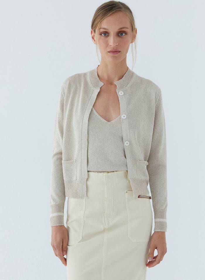 Lorena Antoniazzi CARDIGAN IN MAGLIA Sconto