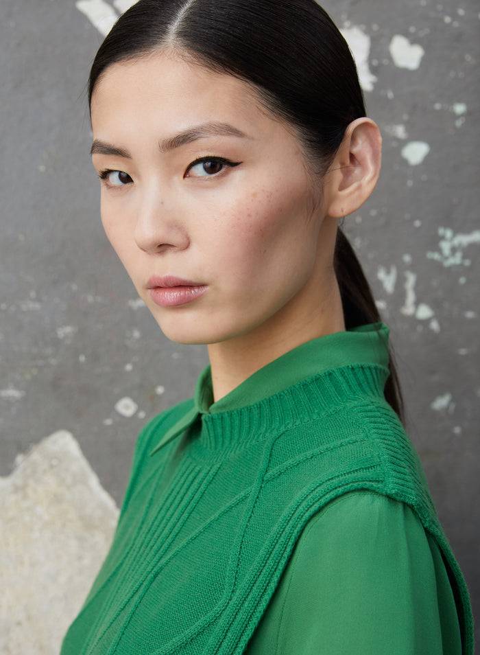 Lorena Antoniazzi GILET IN MAGLIA Vendite Flash
