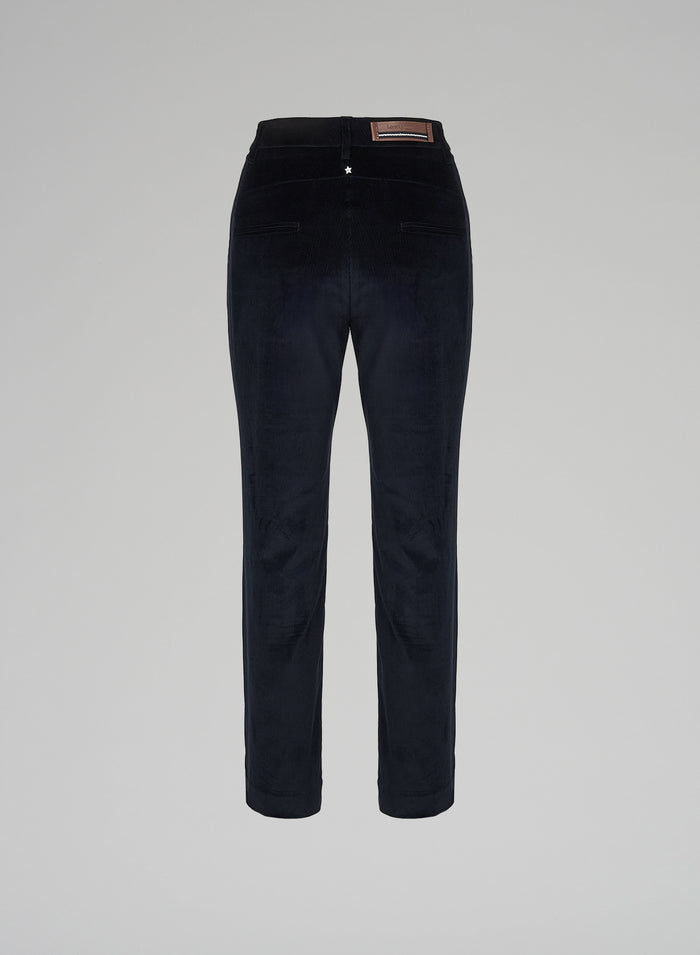 Lorena Antoniazzi PANTALONI IN VELLUTO Shopping Online