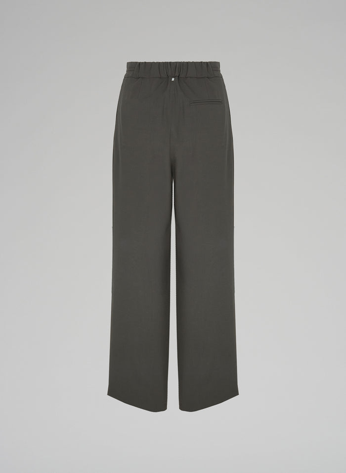 Lorena Antoniazzi PANTALONI IN LANA Vendita Calda