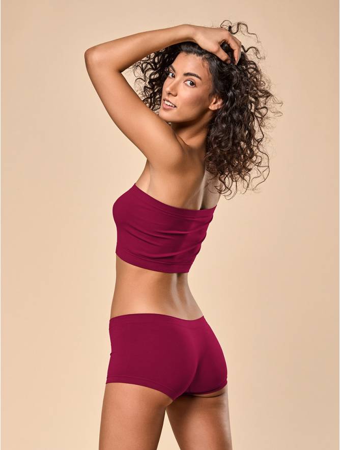 Luigi di Focenza SHORTY DONNA CLASSIC BORDO' Fino Al -60%
