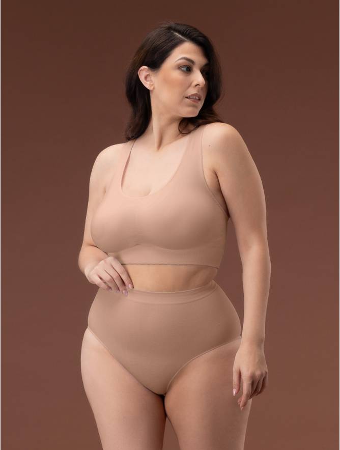 Luigi di Focenza SLIP DONNA CONTENITIVO MIDI NUDO Outlet