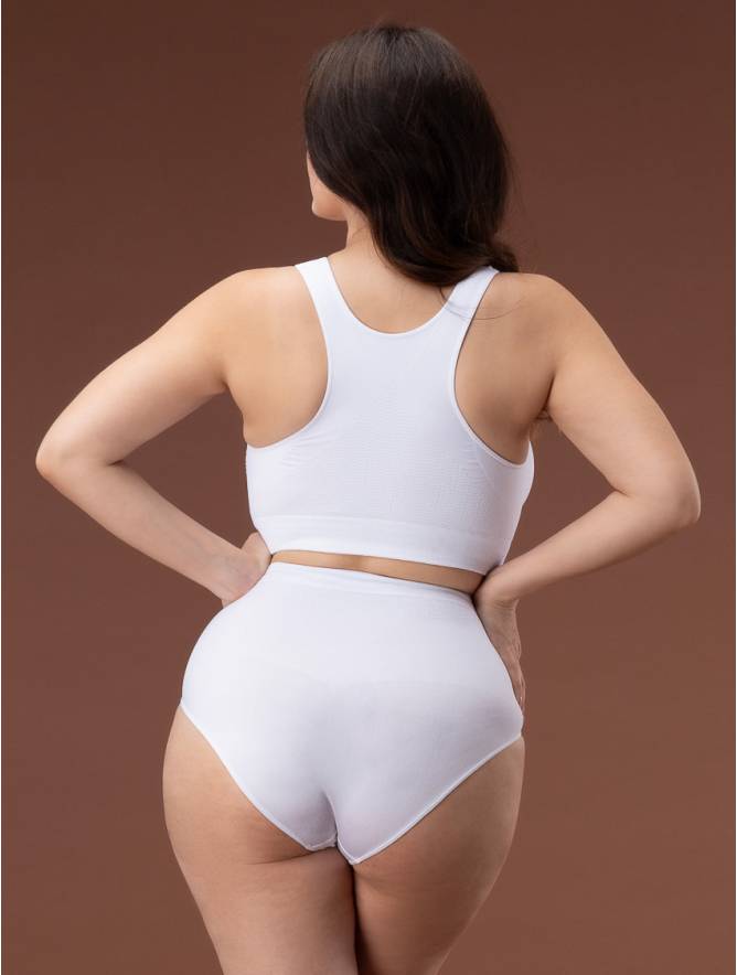 Luigi di Focenza SLIP DONNA CONTENITIVO MIDI BIANCO Offerte
