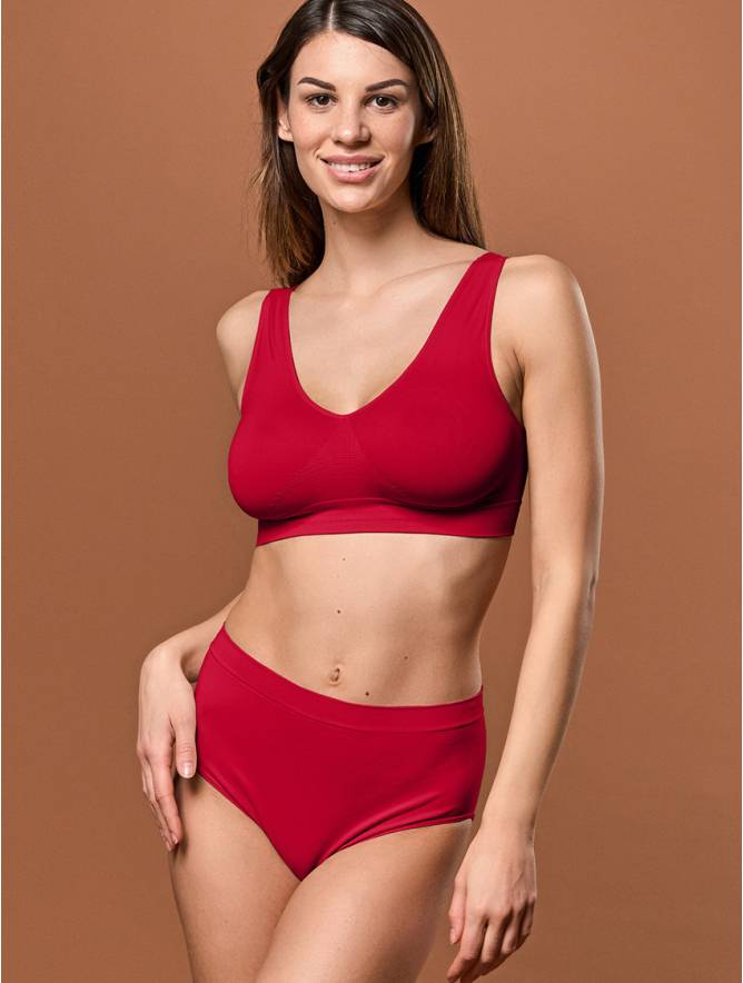 Luigi di Focenza SLIP DONNA MIDI ROSSO Vendita Calda