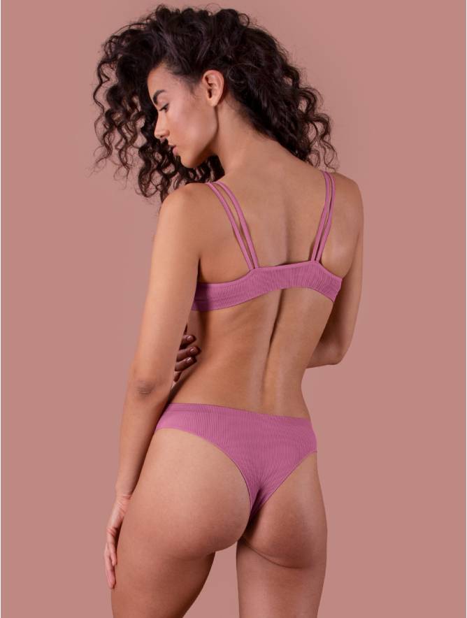 Luigi di Focenza BRASILIANA DONNA COSTINA RIB MALVA Saldi Di Fabbrica