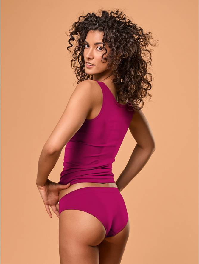 Luigi di Focenza SLIP DONNA VITA ALTA SANGRIA Sottocosto
