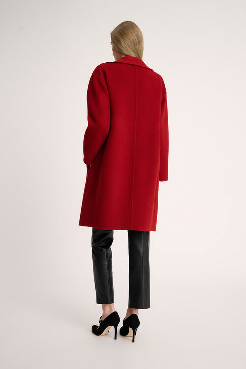 Luisa Spagnoli Scacco - Cappotto in misto lana Hotsell
